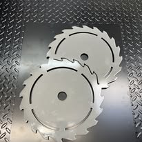 CNC Plasma Cut Saw Blade Art